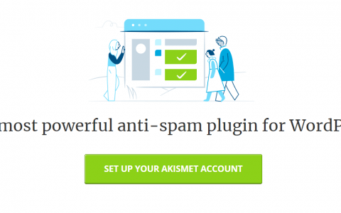 剔除WordPress的垃圾评论并保护表单插件：Akismet Anti-Spam