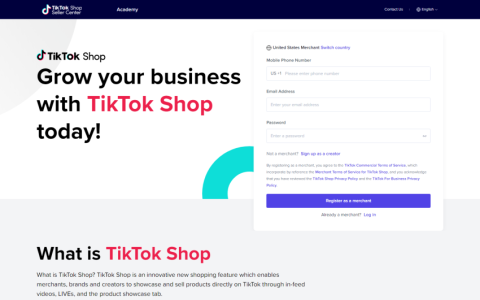 tiktok shop跨境电商官网「手把手教你打造爆款」